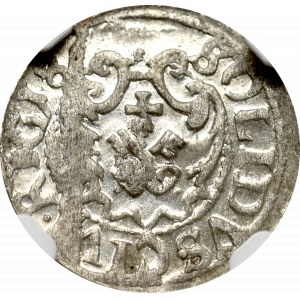 Sigismund III, Schilling 1618, Riga - NGC MS63