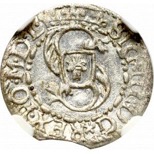 Sigismund III, Schilling 1617, Riga - NGC MS63