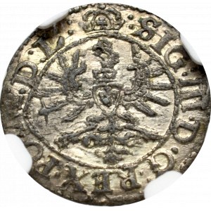 Sigismund III, Schilling 1623, Vilnius - NGC MS63