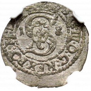 Sigismund III Vasa, Solidus 1618, Vilnius - NGC MS63