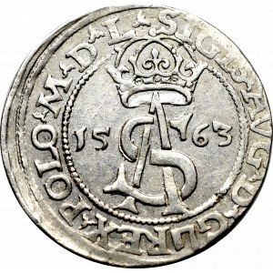 Sigismund II Augustus, 3 groschen 1563, Vilnius - L/LI