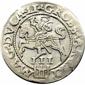 Sigismund II Augustus, 3 groschen 1562, Vilnius - L/LI