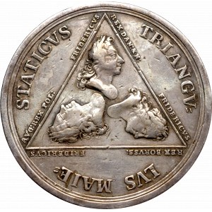 Germany, Saxony, Medal Alliance of 3 Friderichs 1709