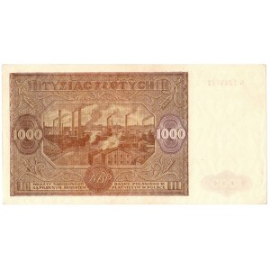 PRL, 1000 złotych 1946 G
