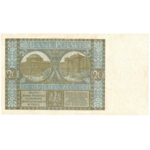 II Rzeczpospolita, 20 złotych 1926 Ser B.G.