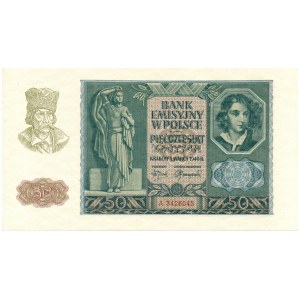 Generalne Gubernatorstwo, 50 złotych 1940 A