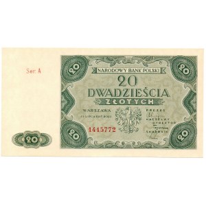 PRL, 20 złotych 1947 A