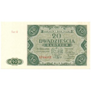 PRL, 20 Zloty 1947 B