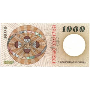 PRL, 1000 złotych 1965 S, WZÓR