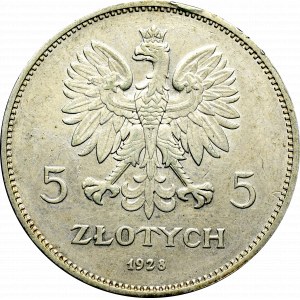 II Rzeczpospolita, 5 złotych 1928, Nike, BZM