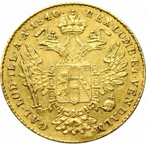 Austria, Fedrynand I, Dukat 1840, Karlsburg