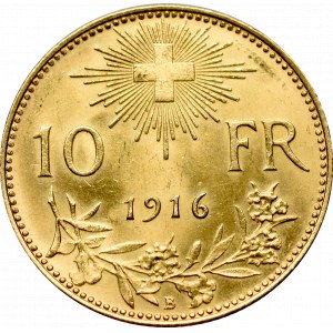 Szwajcaria, 10 Franków 1916