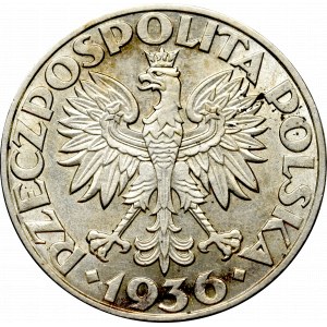 II Republic of Poland, 5 zloty 1936 Ship