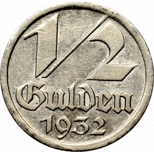 Free city of Danzig, 1/2 gulden 1932