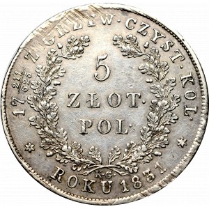 November uprising, 5 zloty 1831