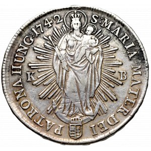 Hungary, Maria Theresia, Thaler 1742, Kremnitz