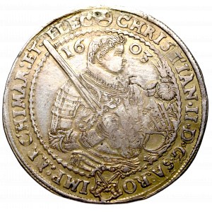 Germany, Saxony, Christian II, John Georg and August, Thaler 1603