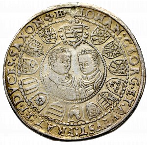 Niemcy, Saksonia, Chrystian II, Jan Jerzy i August, Talar 1603
