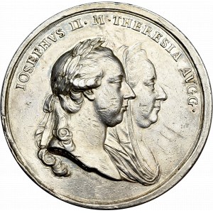 Polska pod zaborami, Maria Teresa, Medal na przyłączenie Galicji i Lodomerii do Austrii 1773