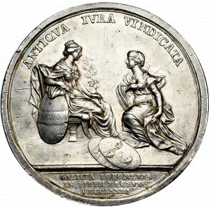 Polska pod zaborami, Maria Teresa, Medal na przyłączenie Galicji i Lodomerii do Austrii 1773