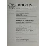 Triton IV, Katalog Kolekcja Henry V Karolkiewicz, 2000 - Z AUTOGRAFEM !