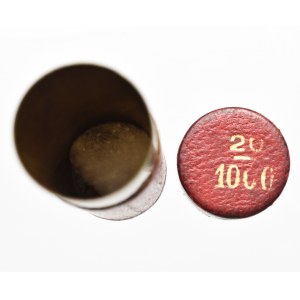 Tuba für Goldmünzen mit einem Nennwert von 20 Francs