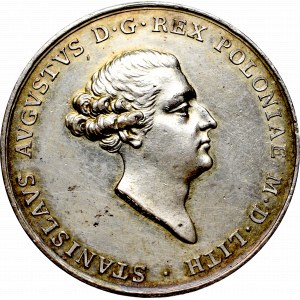 Stanislaw August Poniatowski, Coronation Medal 1764 Pingo