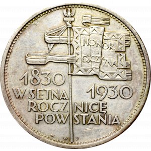 II Republic of Poland, 5 zloty 1930 November uprising