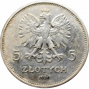 II Republic of Poland, 5 zloty 1930 November uprising