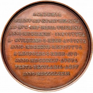Belgia, Medal 100-lecie Królewskiej Akademii Belgijskiej 1872