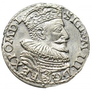 Sigismund III Vasa, 3 groschen 1594, Marienburg - NGC AU58