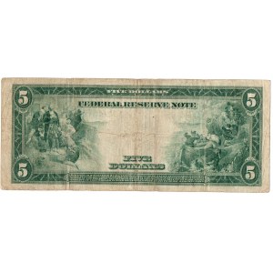 USA, 5 dolarów 1914