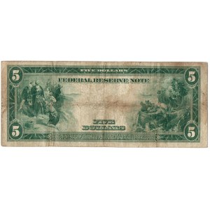 USA 5 dollars 1914