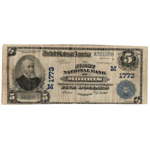 USA, 5 dollars 1902