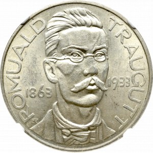 II Rzeczpospolita, 10 złotych 1933 Traugutt - NGC MS62