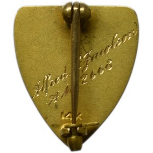 USA, Badge of the American Society of Civil Engineers - gold