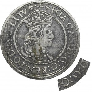John II Casimir, 6 groschen 1652, Vilnius - probably unpublished mistake D:G:G
