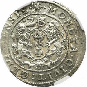 Zygmunt III Waza, Ort 1623, Gdańsk - PR NGC MS62