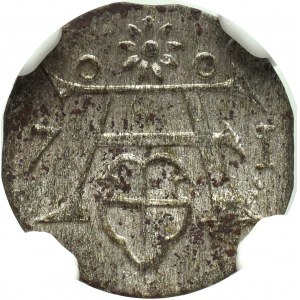 Germany, Preussen, Albrecht Friedrich, Denarius 1571, Konigsberg - NGC MS62