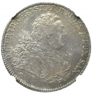 Germany, Saxony, Frederick Christian, Thaler 1763, Dresden - NGC AU58