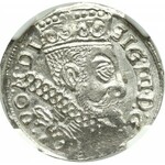 Zygmunt III Waza, Trojak 1599, Bydgoszcz - nieopisany - NGC MS65 (MAX)