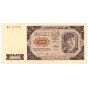 PRL, 500 złotych 1948 BK