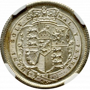 Wielka Brytania, 6 pensów 1816 - NGC MS63+