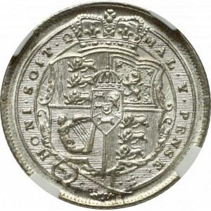 Great Britain, 6 pence 1817 - NGC MS64+