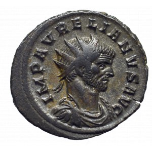 Cesarstwo Rzymskie, Aurelian, Antoninian Mediolan - rzadki ex G.J.R. Ankoné