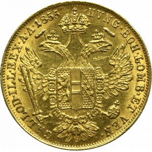 Austria-Hungary, Franz Joseph, Ducat 1855, Vienna