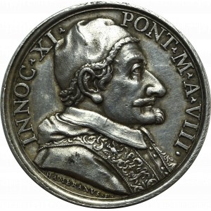 Papal States, Innocent XI, Medal 1684 Saint League