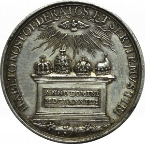 Papal States, Innocent XI, Medal 1684 Saint League