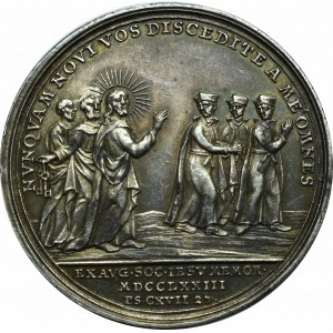 Watykan, Klemens XIV, Medal 1773 - wypędzenie Jezuitów