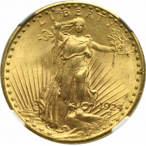 USA, 20 dollars 1922 - NGC MS63